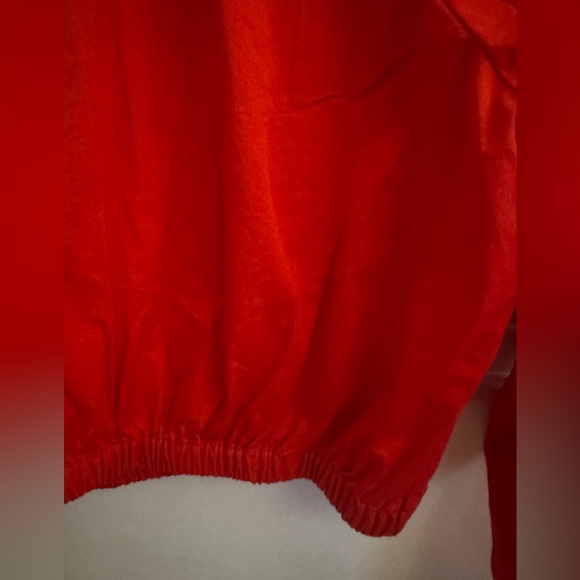 Sundry Bright Red Crop Top - Picture 7 of 8